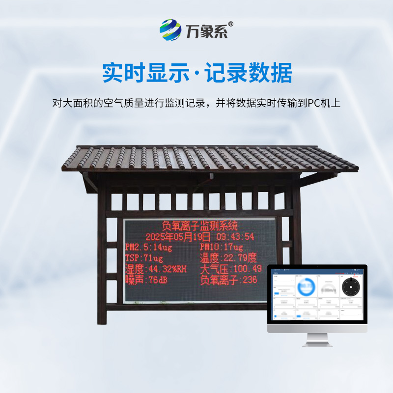 國(guó)產(chǎn)大氣負(fù)氧離子檢測(cè)站